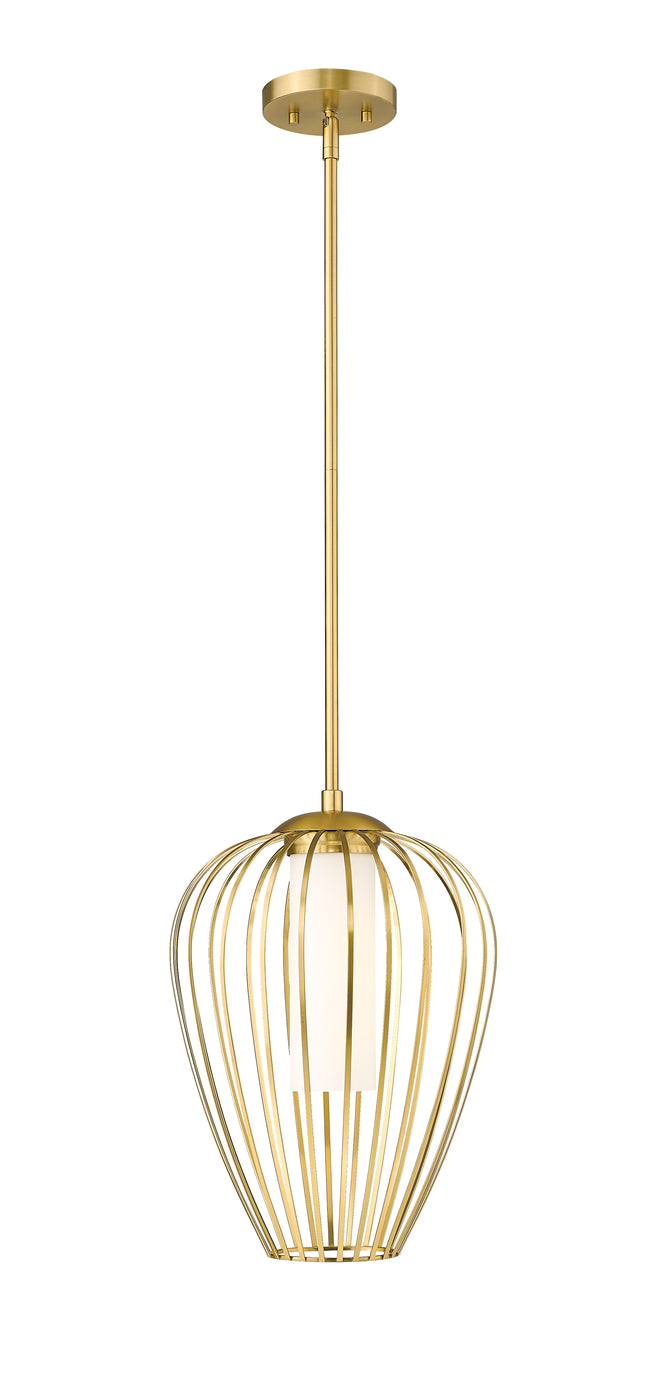 7507-12MGLD - Savanti 1 Light 12" Pendant - Modern Gold