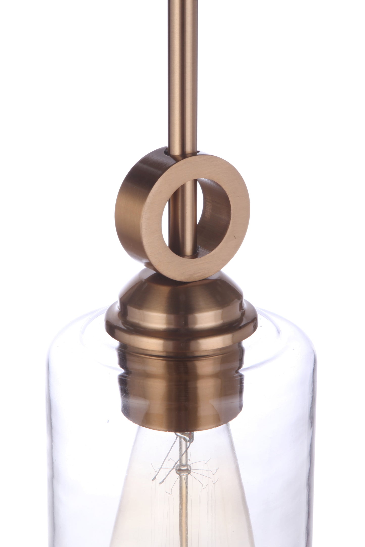 56491-SB - Romero 1 Light 5" Wide Mini Pendant - Satin Brass