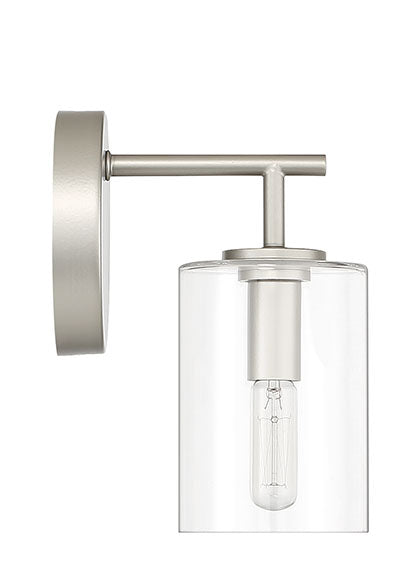 55661-SN - Hailie 1 Light 8.5" High Wall Sconce - Satin Nickel