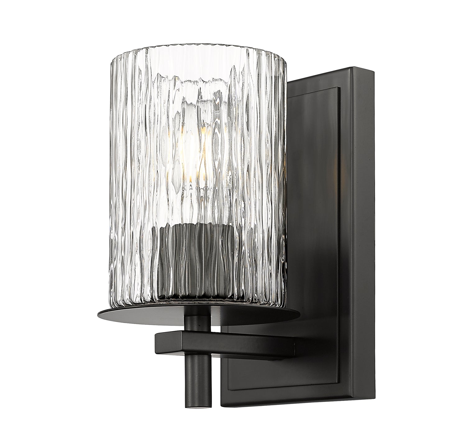 1949-1S-MB - Grayson 1 Light Wall 8" Sconce - Matte Black