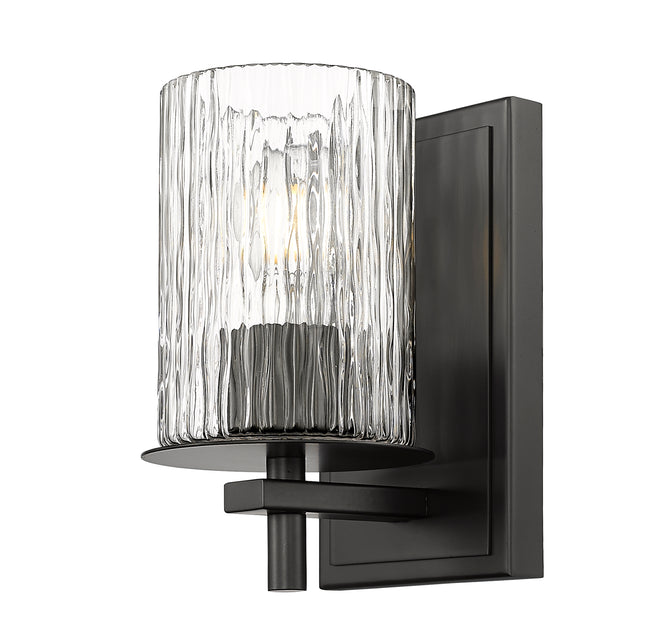 1949-1S-MB - Grayson 1 Light Wall 8" Sconce - Matte Black