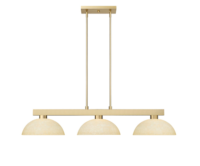 152MGLD-DGM14 - Cobalt 3 Light 49" Billiard - Modern Gold