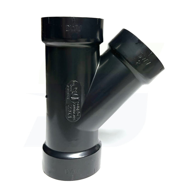 I090250 - 2" Hub ABS DWV 45 Degree Wye 5810