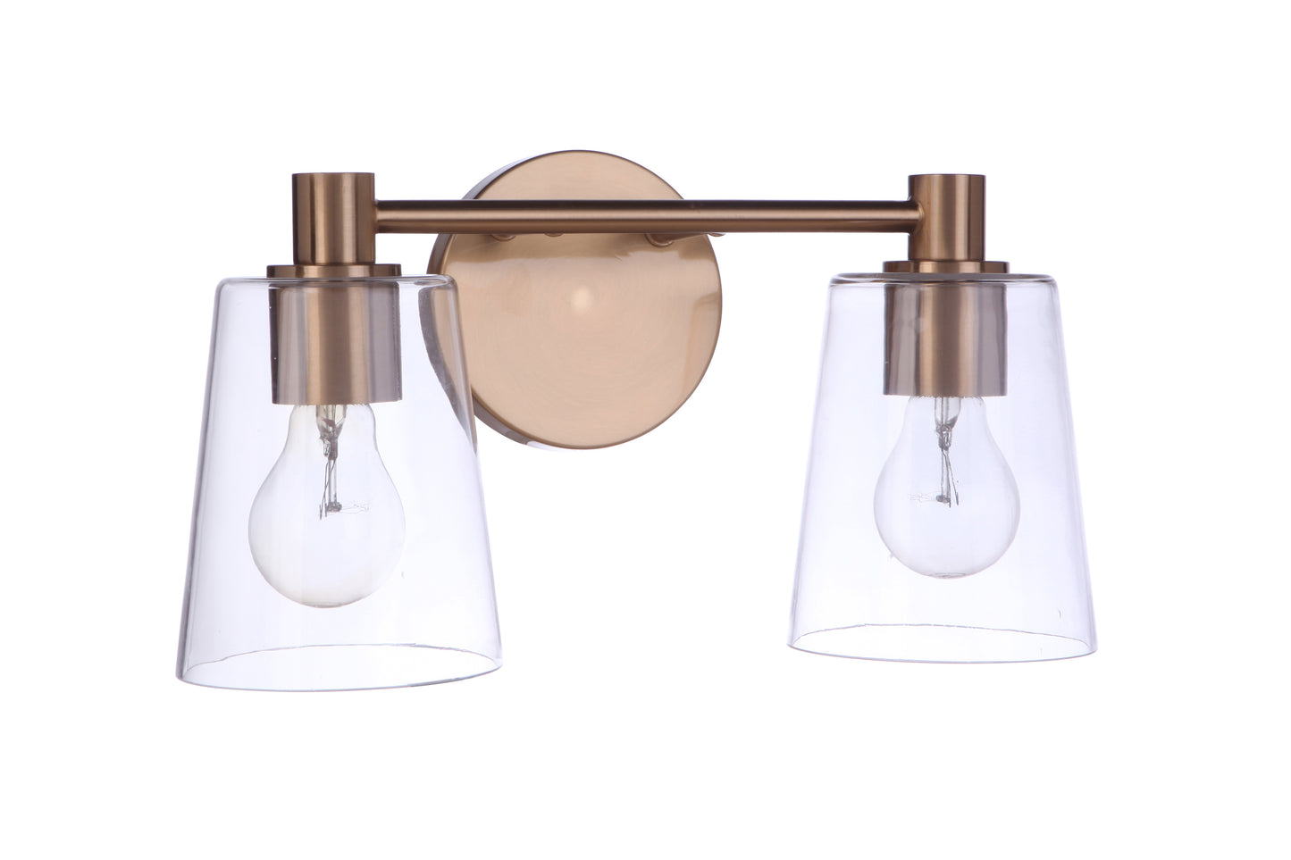 12615SB2 - Emilio 2 Light 15" Wide Vanity Light - Satin Brass