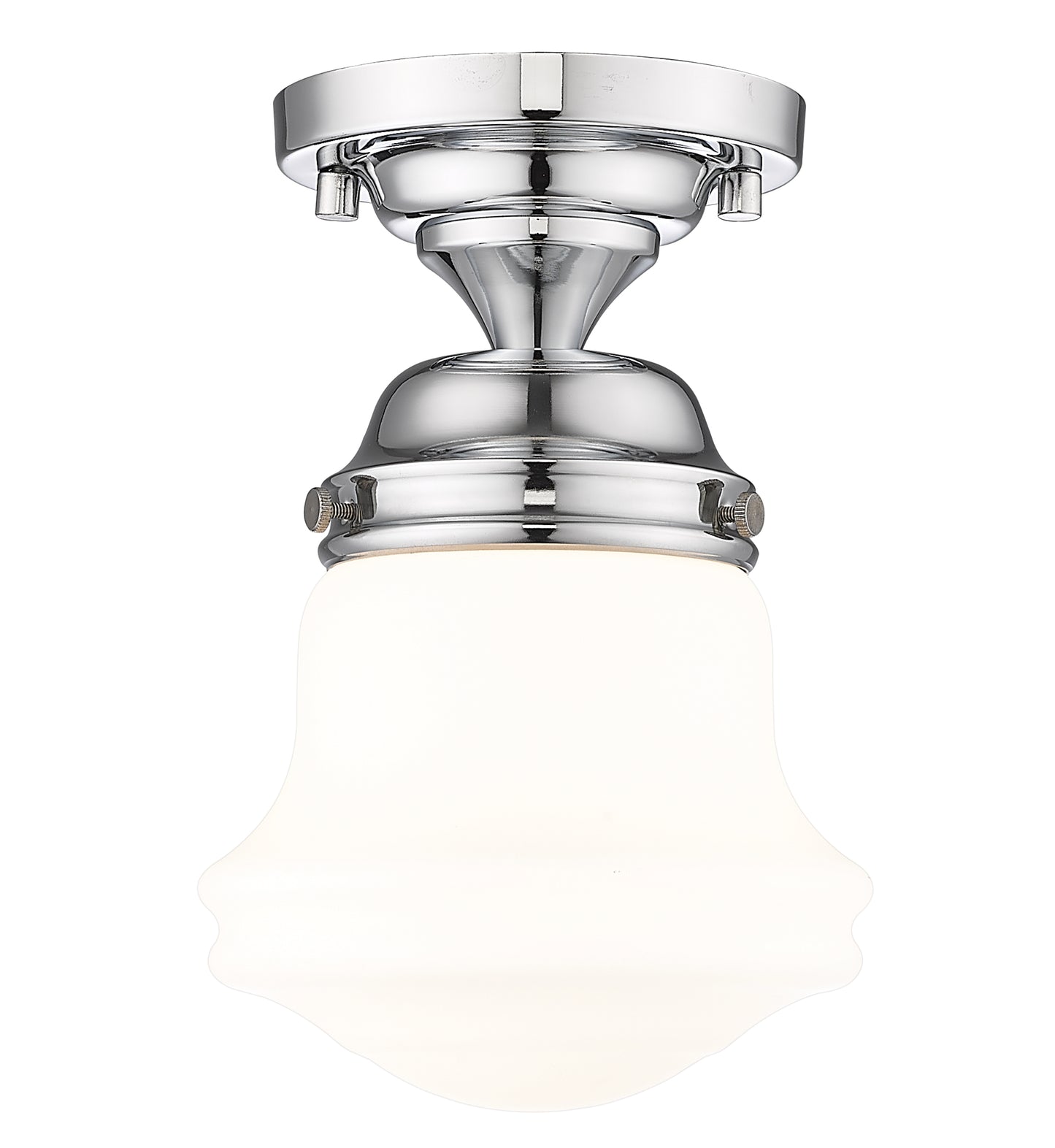 735F1-CH - Vaughn 1 Light Flush 6" Mount - Chrome