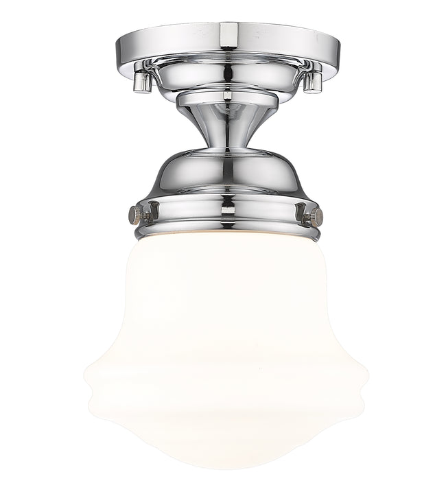 735F1-CH - Vaughn 1 Light Flush 6" Mount - Chrome