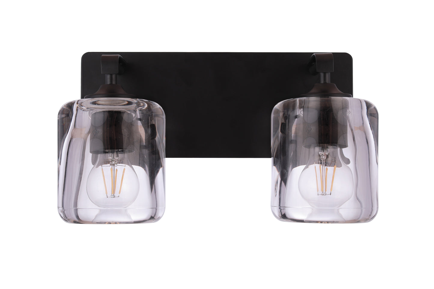 20614FB2 - Andie 2 Light 14" Wide Vanity Light - Flat Black