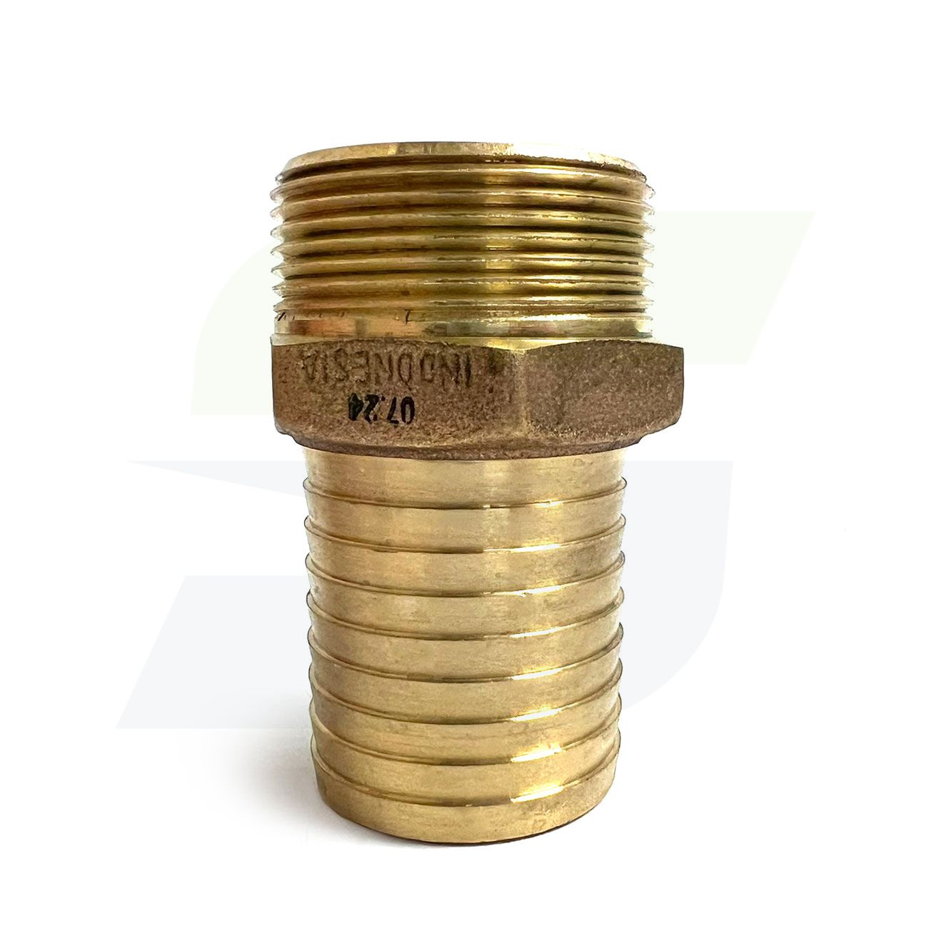 RBMANL150 - 1-1/2" Brass Hose Barb x MPT Male Adapter