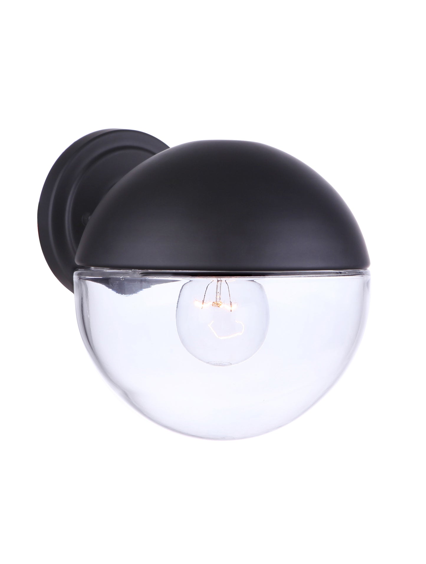 ZA3414-MN - Evie 1 Light 7.88" High Outdoor Wall Lantern - Midnight