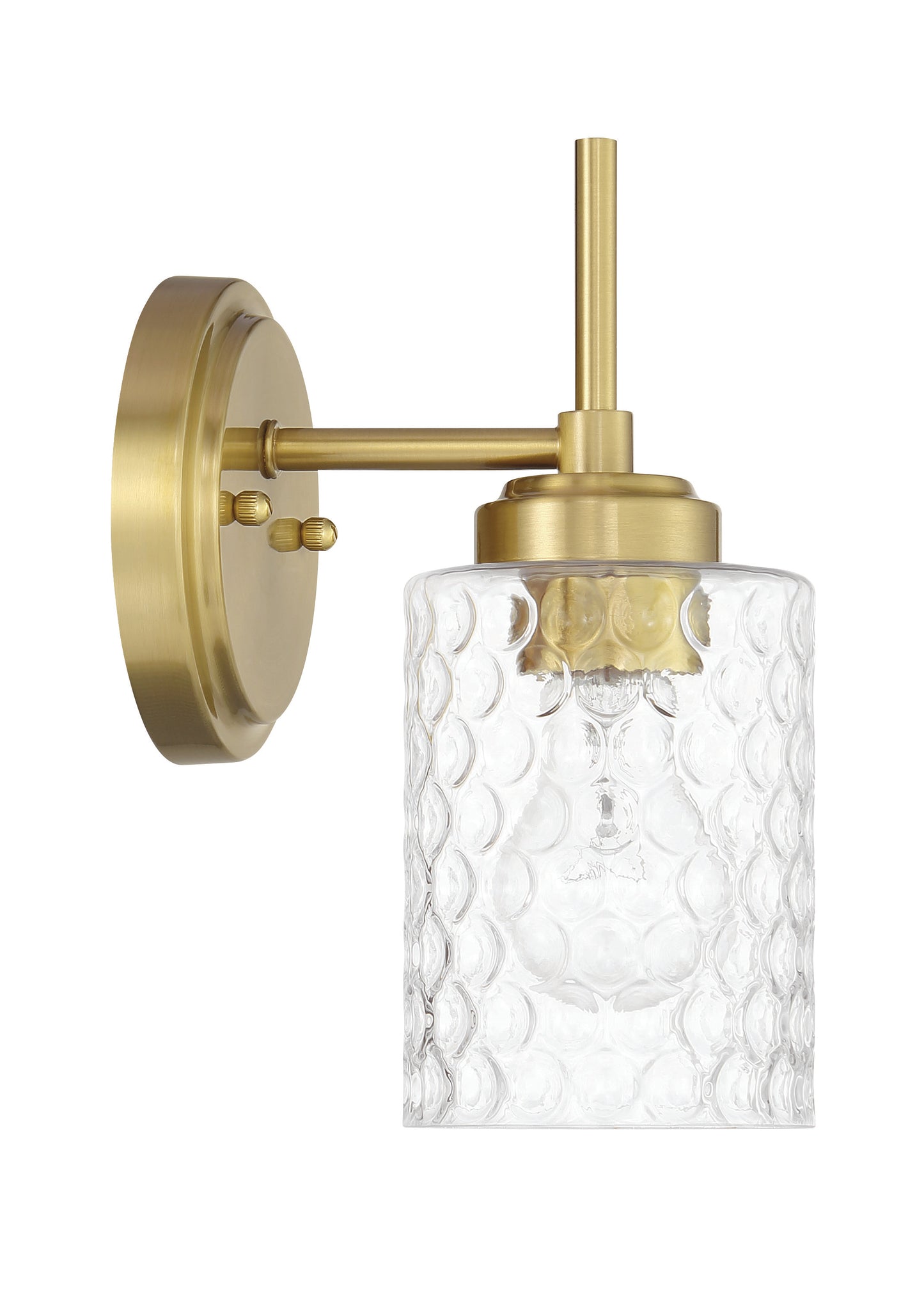 60501-SB - Claire 1 Light 10" High Wall Sconce - Satin Brass