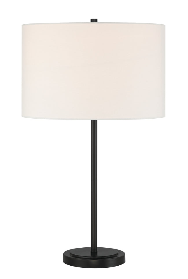87009FB-T - Jones 1 Light 27" High Table Lamp - Flat Black