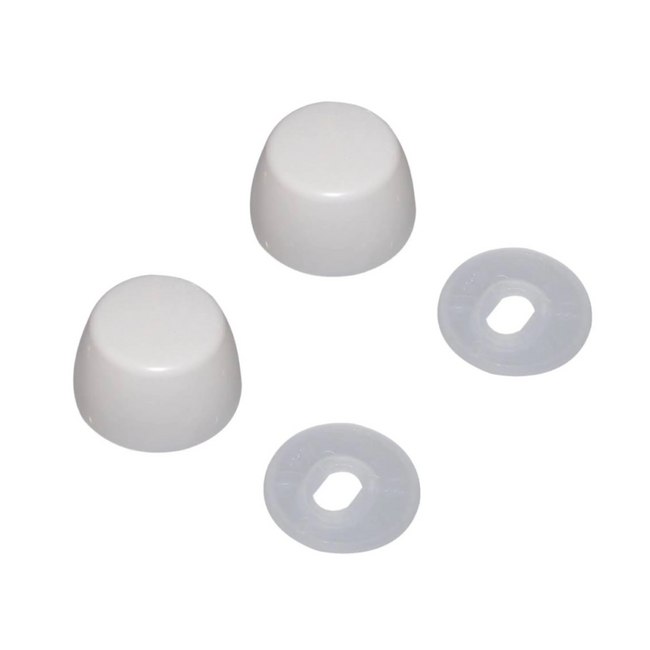 TOTO THU044S#01 - Bolt Cap and Nut - Cotton White