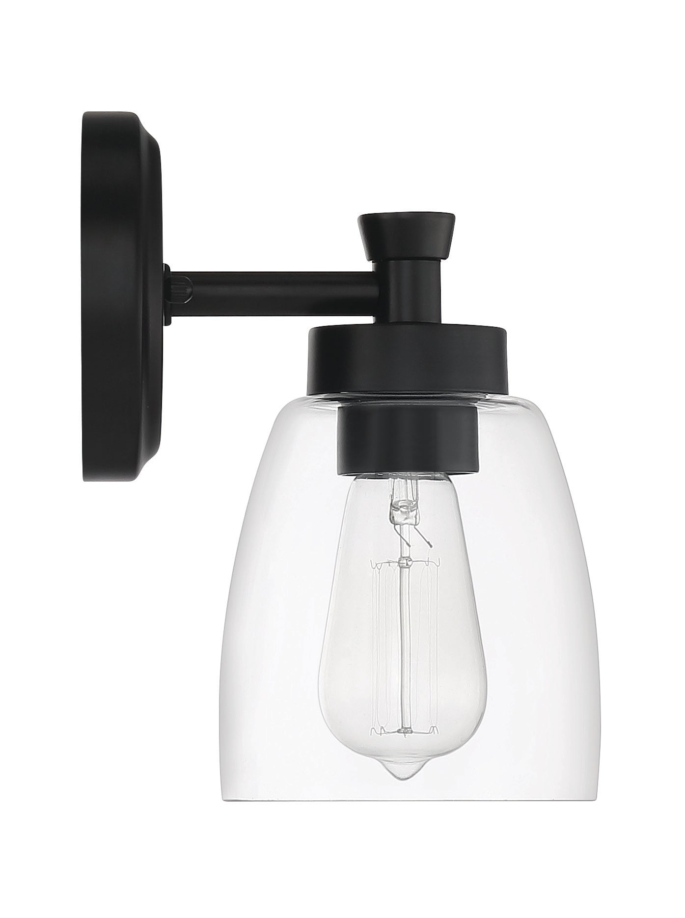 12705FB1 - Henning 1 Light 9.25" High Wall Sconce - Flat Black