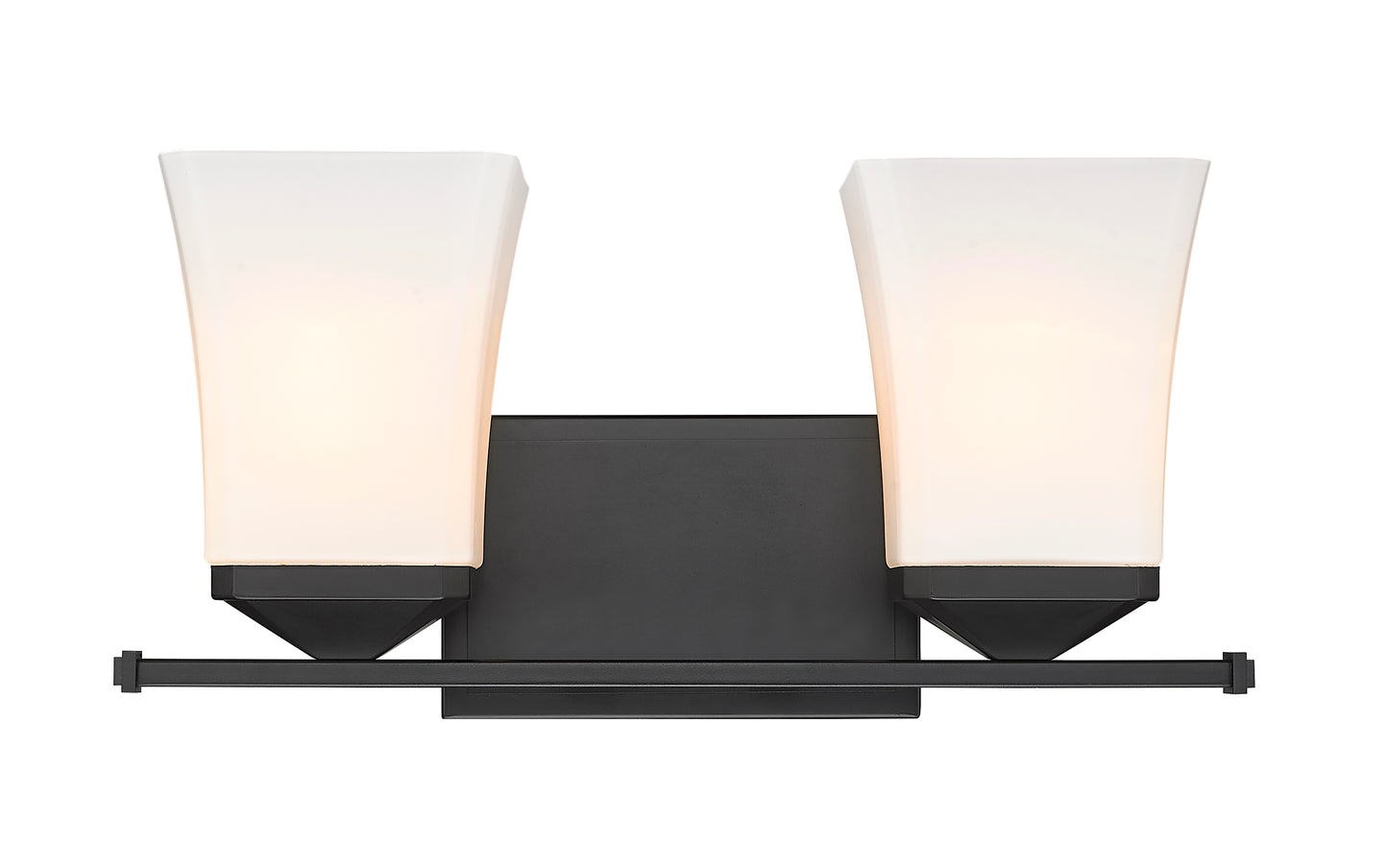 1939-2V-MB - Darcy 2 Light 16" Vanity - Matte Black