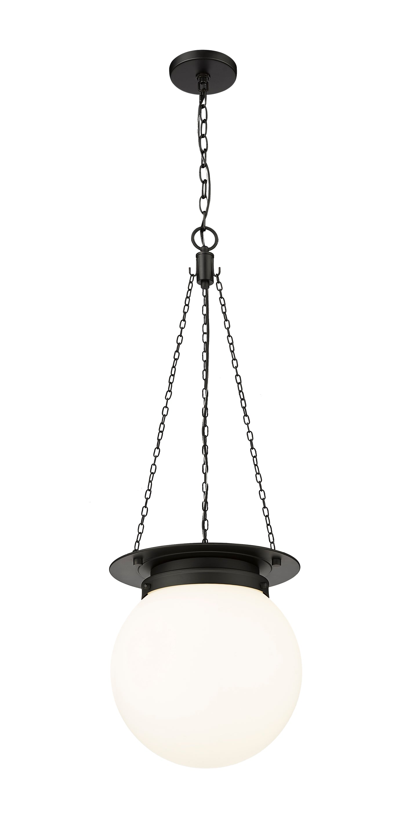 7505P13-MB - Calhoun 1 Light 13" Pendant - Matte black