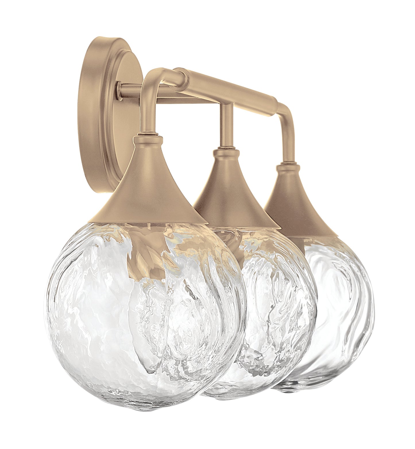 61203-CPZ - Reflection 3 Light 24" Wide Vanity Light - Premium Bronze