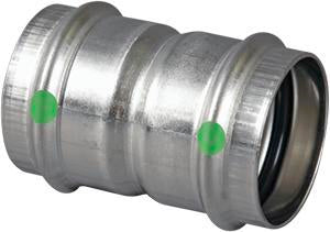 80270 - 3/4" ProPress 316 Stainless Steel Coupling w/ EPDM Seal