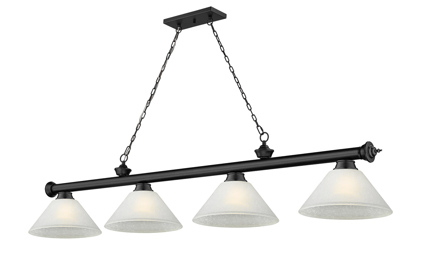2306-4MB-AWL14 - Cordon 4 Light 81" Billiard - Matte Black