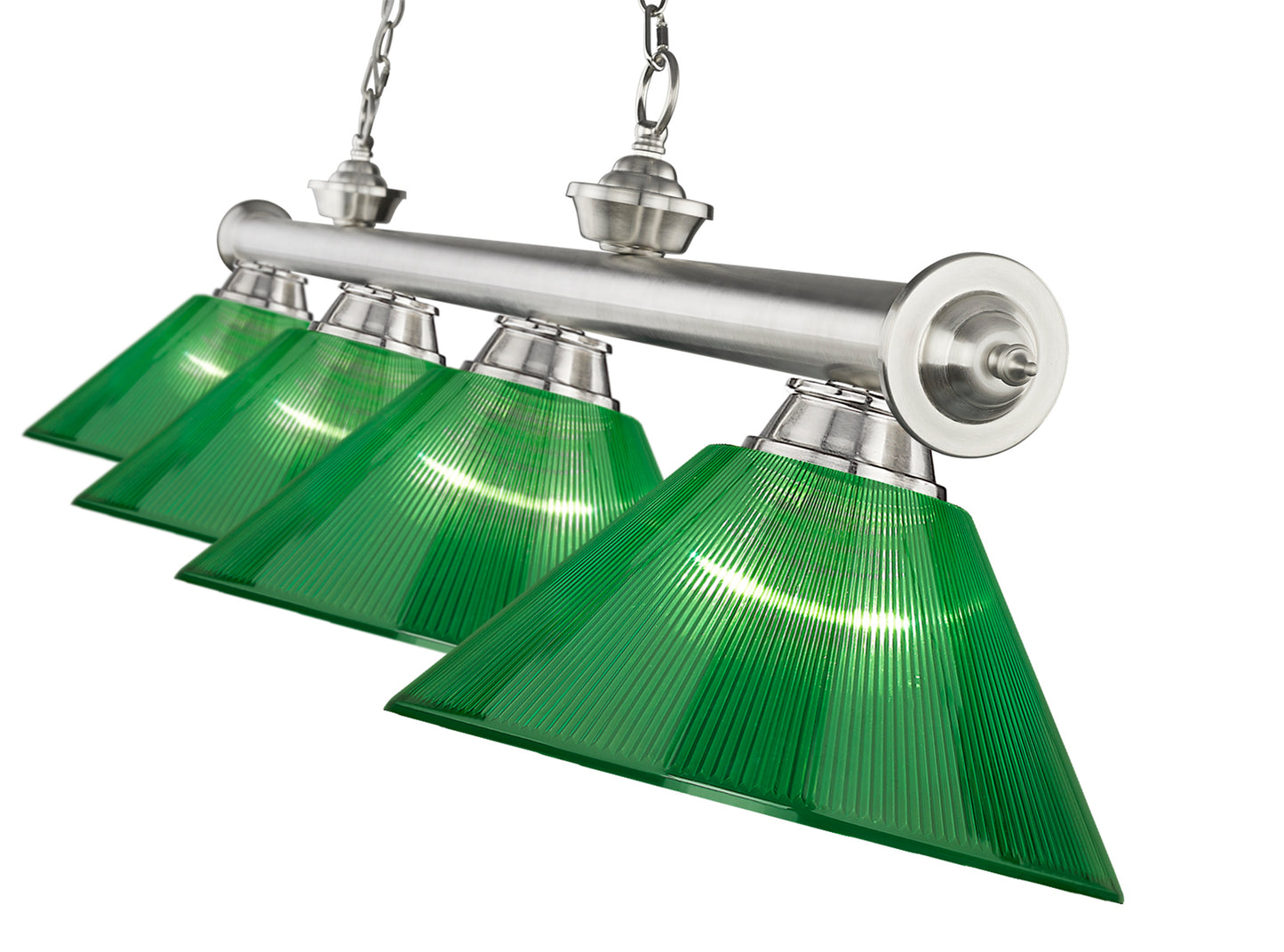 2306-4BN-ARG - Cordon 4 Light 81" Billiard - Brushed Nickel