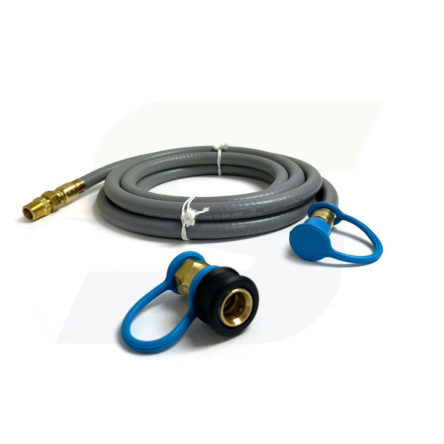 103221 - 3/8″ Natural Gas Hose Connector Kit with BBQ Quick Disconnect