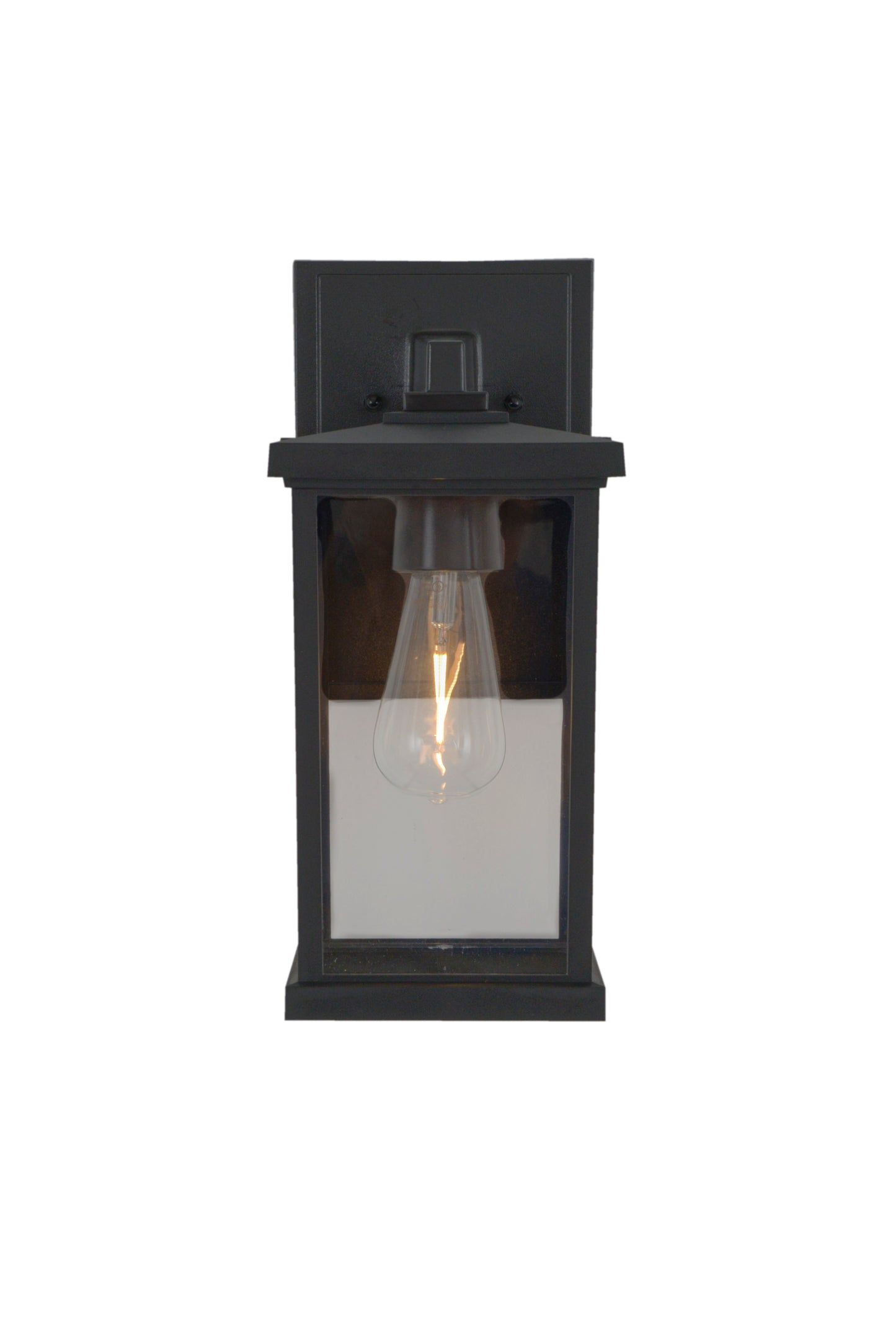ZA2414-TB-C - Resilience Lanterns 1 Light 14" High Outdoor Wall Lantern - Textured Black