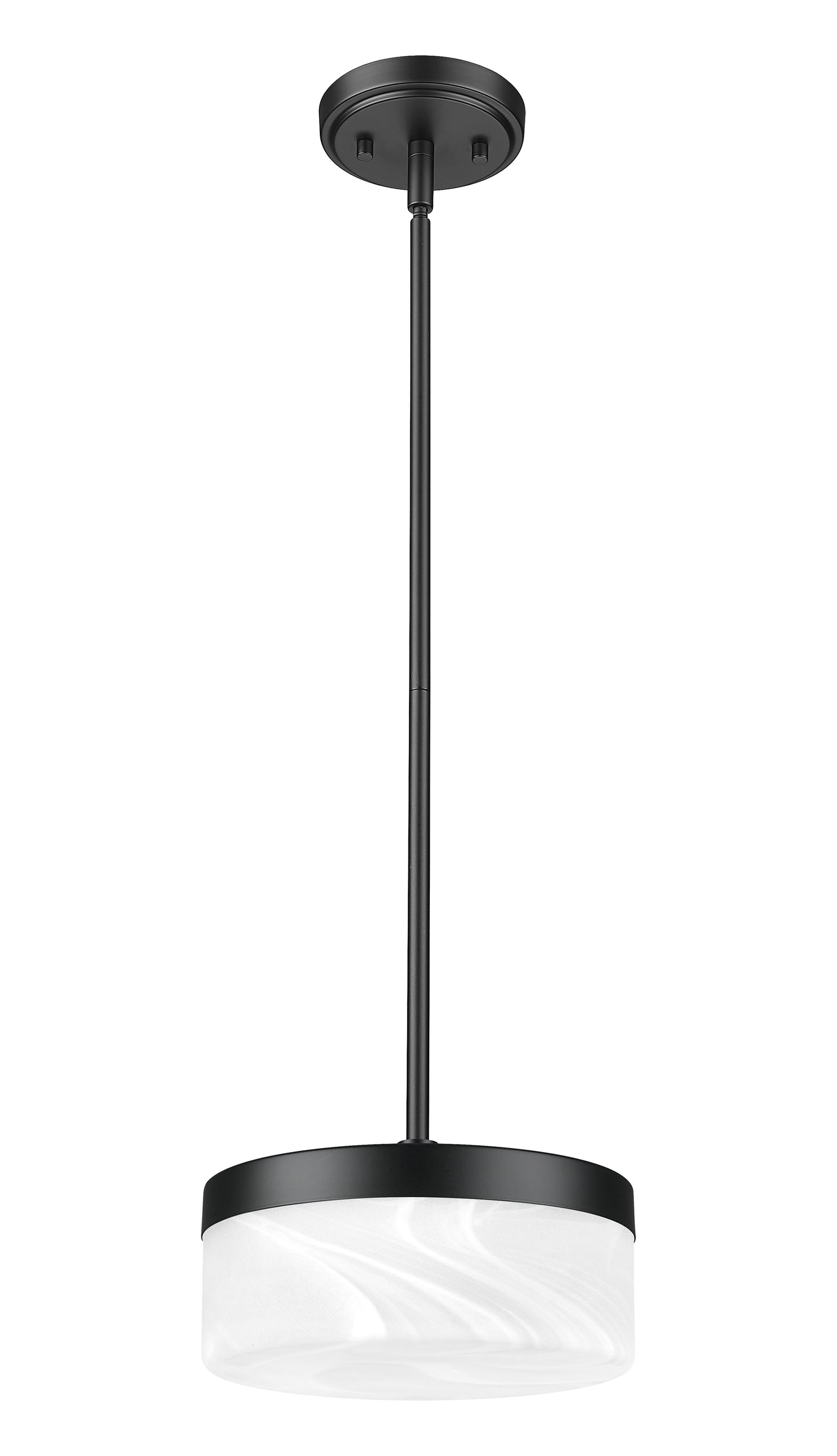 827P9-MB-LED - Renaud 1 Light 9" Pendant - Matte Black