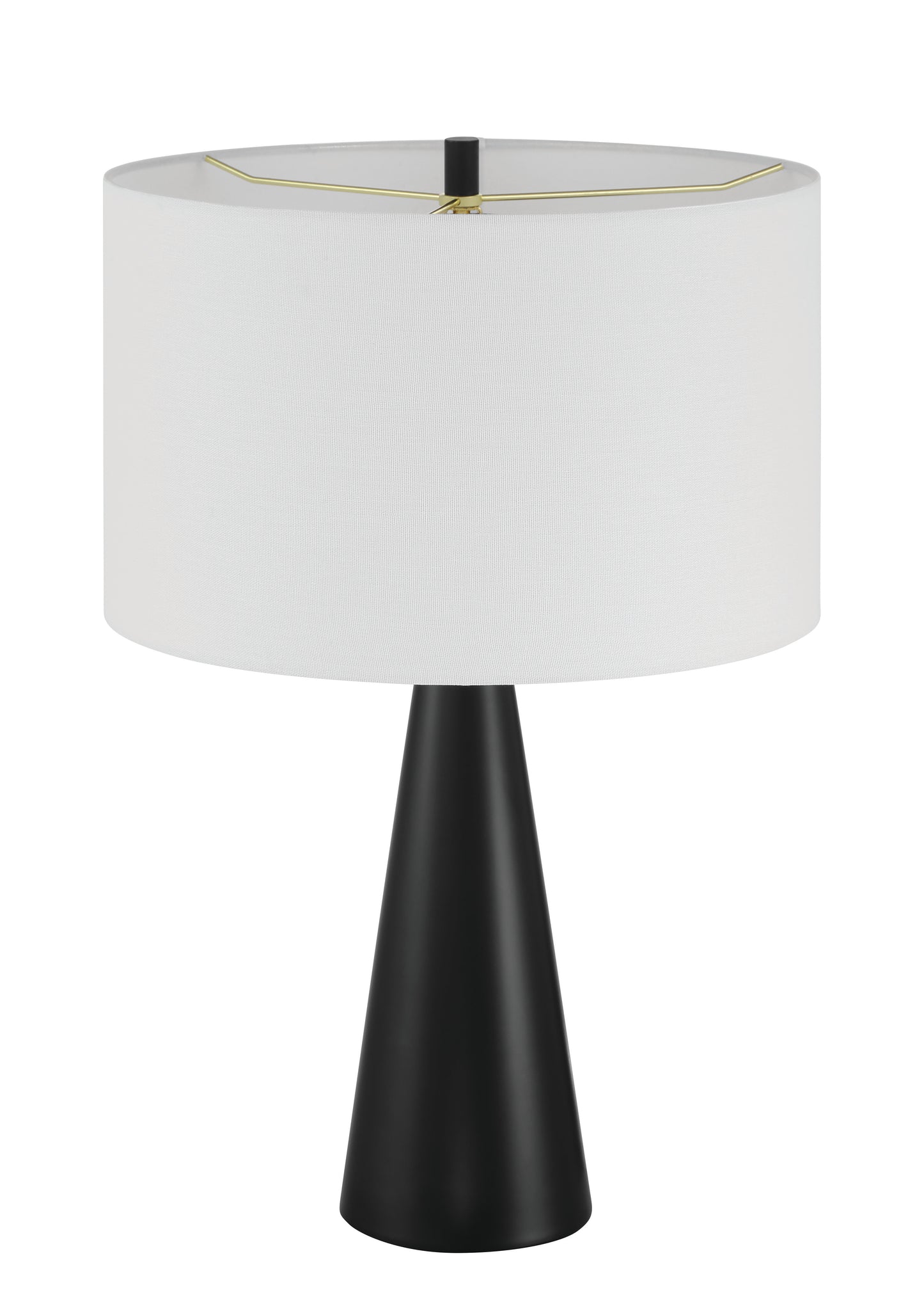 87013FB-T - Keefer 1 Light 25" High Table Lamp - Flat Black