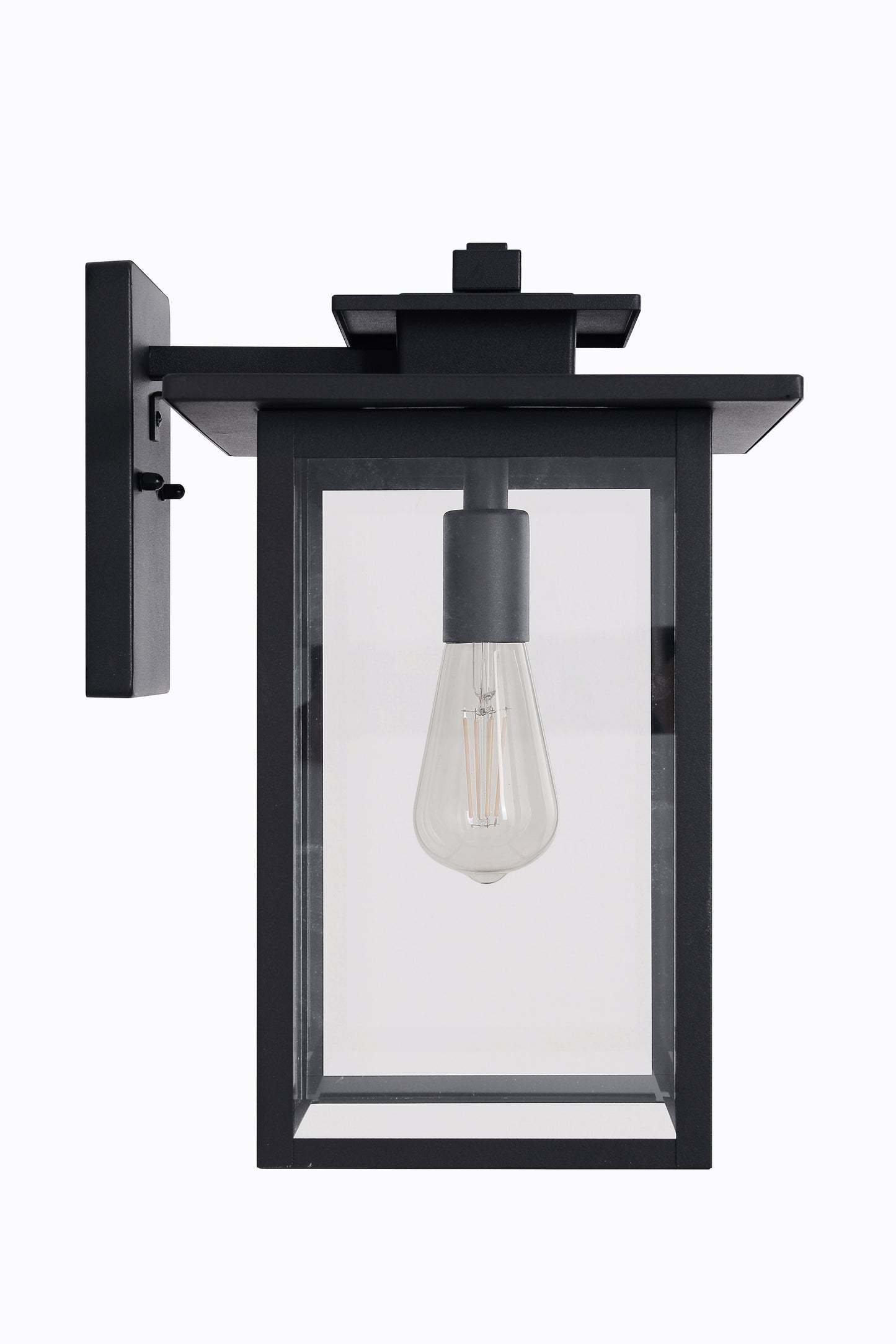 ZA7024-TB - Rock Creek 1 Light 15" High Outdoor Wall Lantern - Textured Black