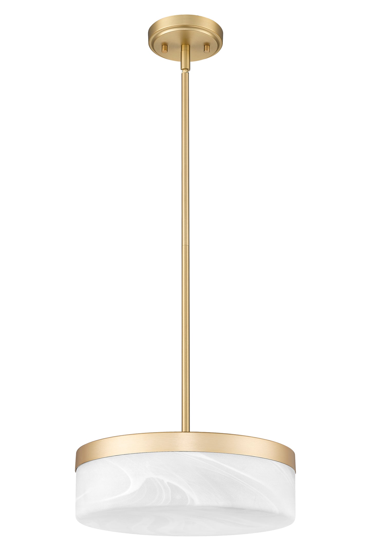 827P13-MGLD-LED - Renaud 1 Light 13" Pendant - Modern Gold