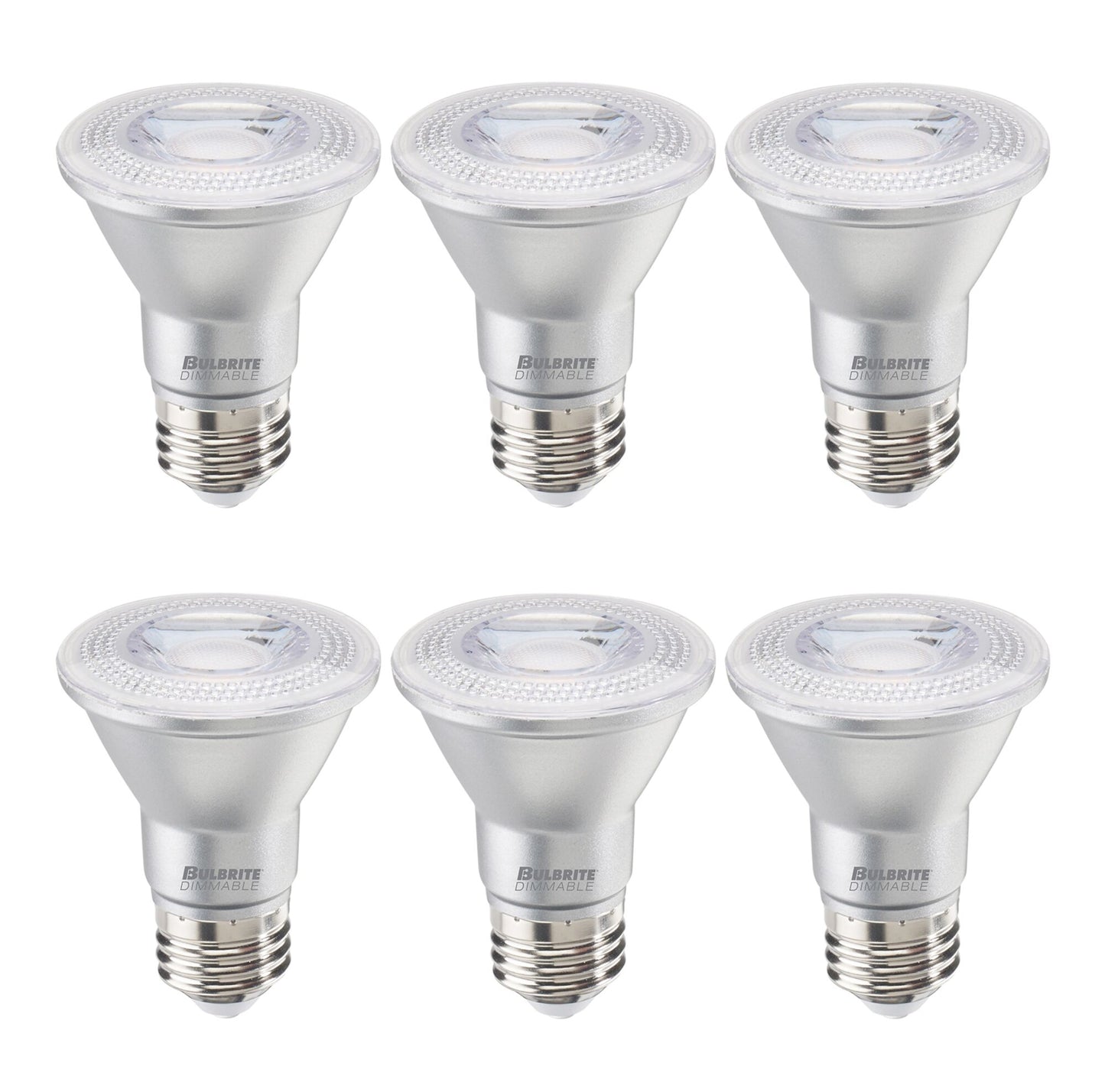 772261 - Dimmable PAR20 LED Light Bulb - 6.5 Watt - 2700K - 6 Pack