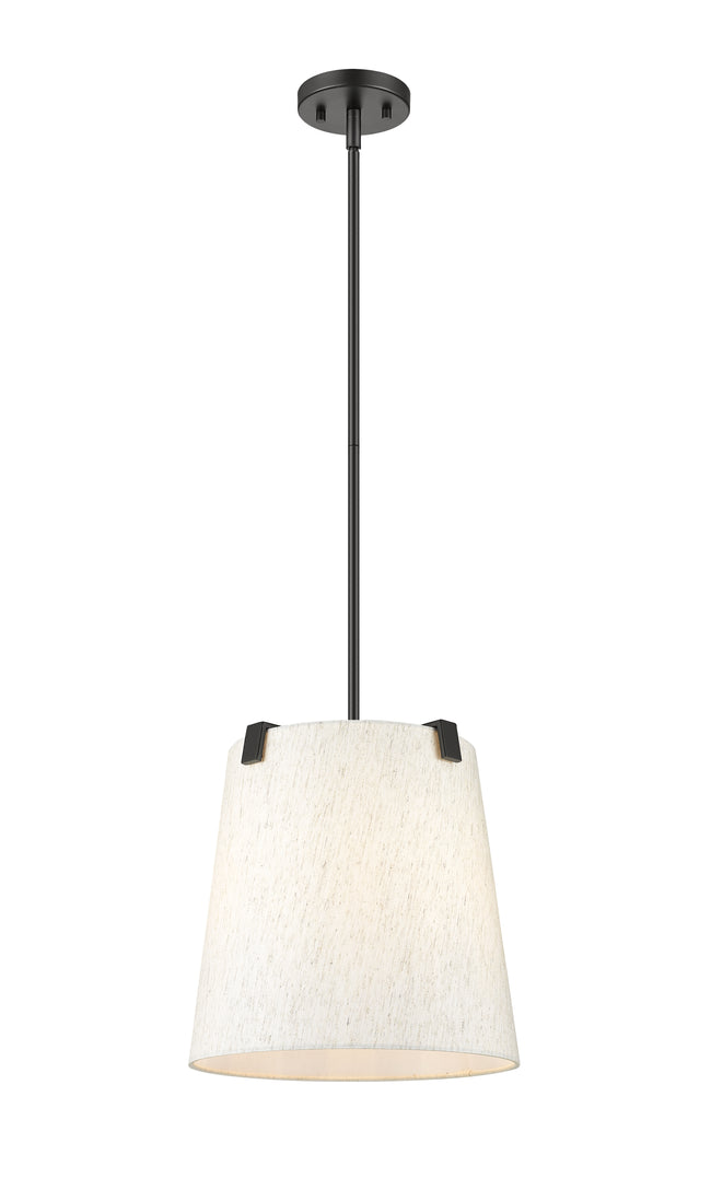 3502P13-MB - Weston 3 Light 13" Pendant - Matte Black