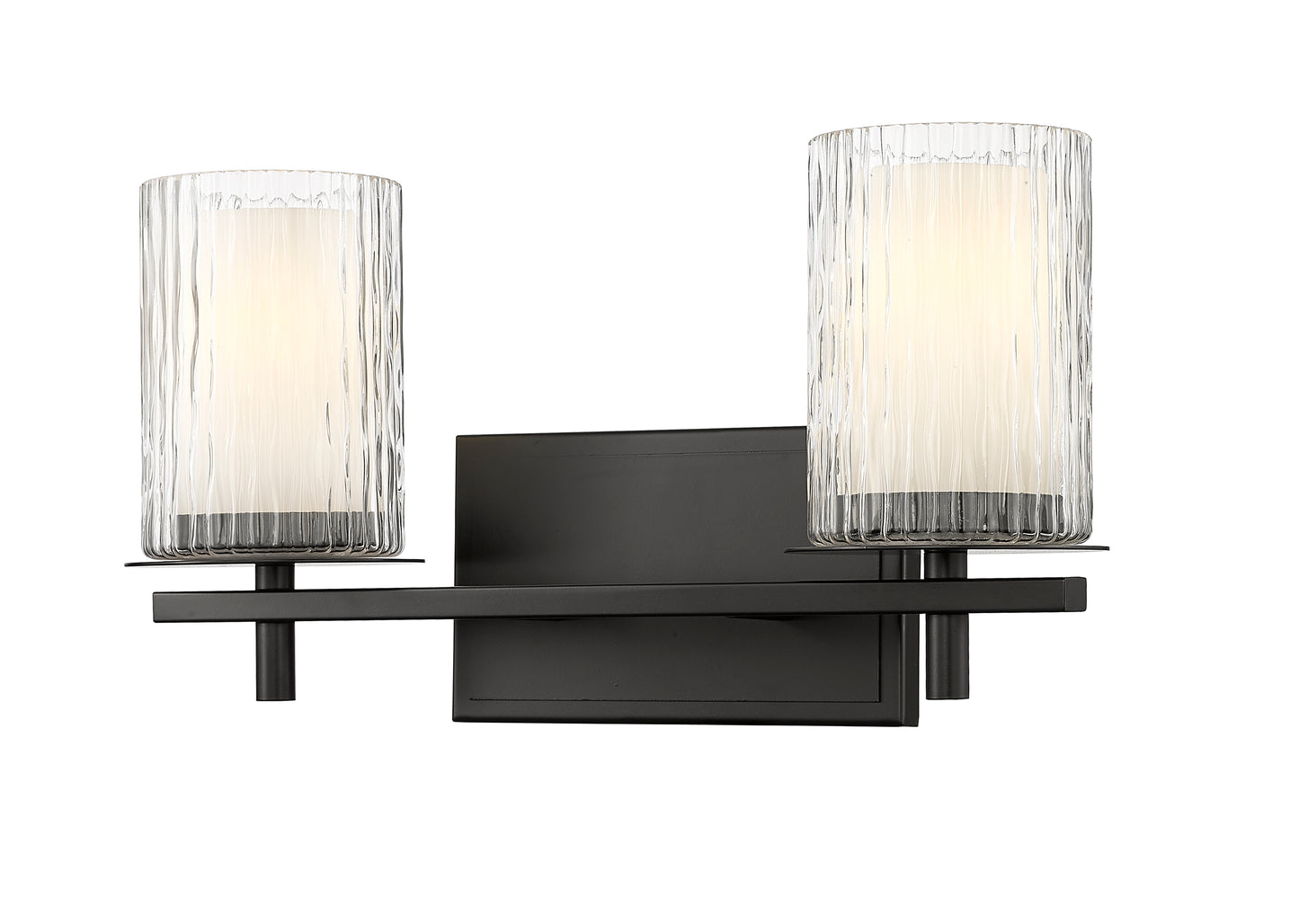 1949-2V-MB - Grayson 2 Light 16" Vanity - Matte Black