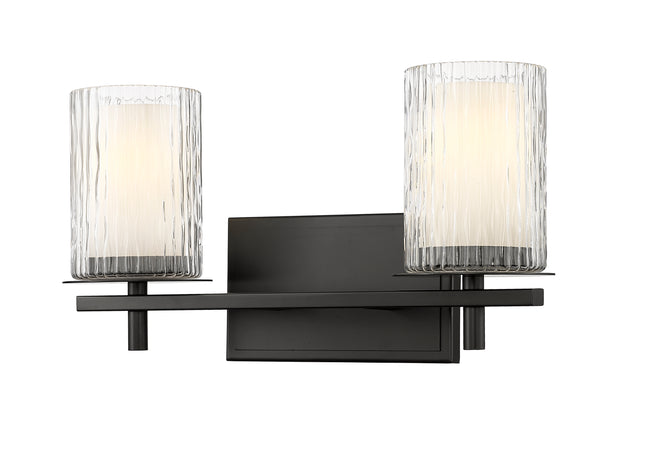 1949-2V-MB - Grayson 2 Light 16" Vanity - Matte Black