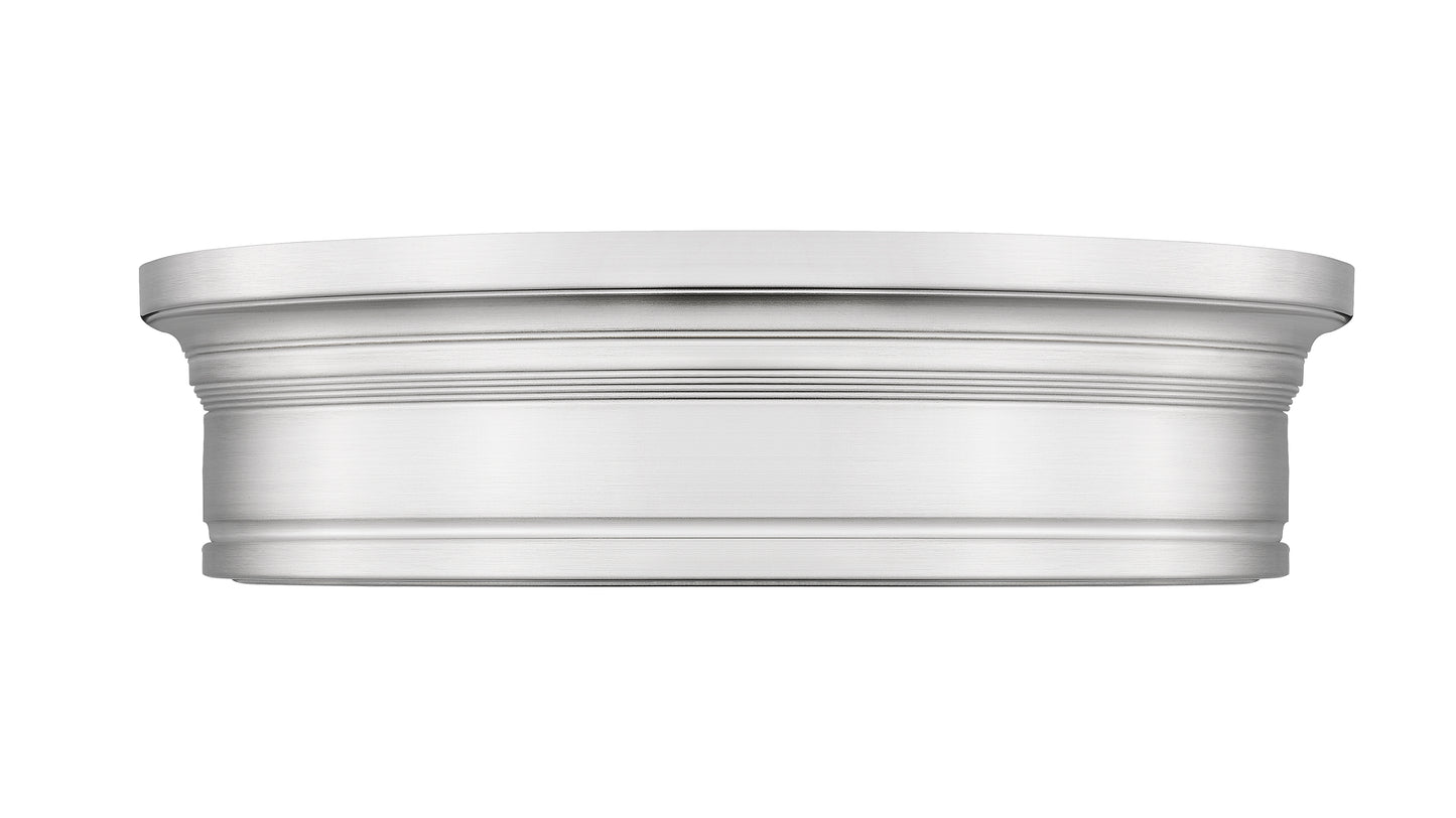 7702F16-BN-LED - Bentley 1 Light Flush 16" Mount - Brushed Nickel