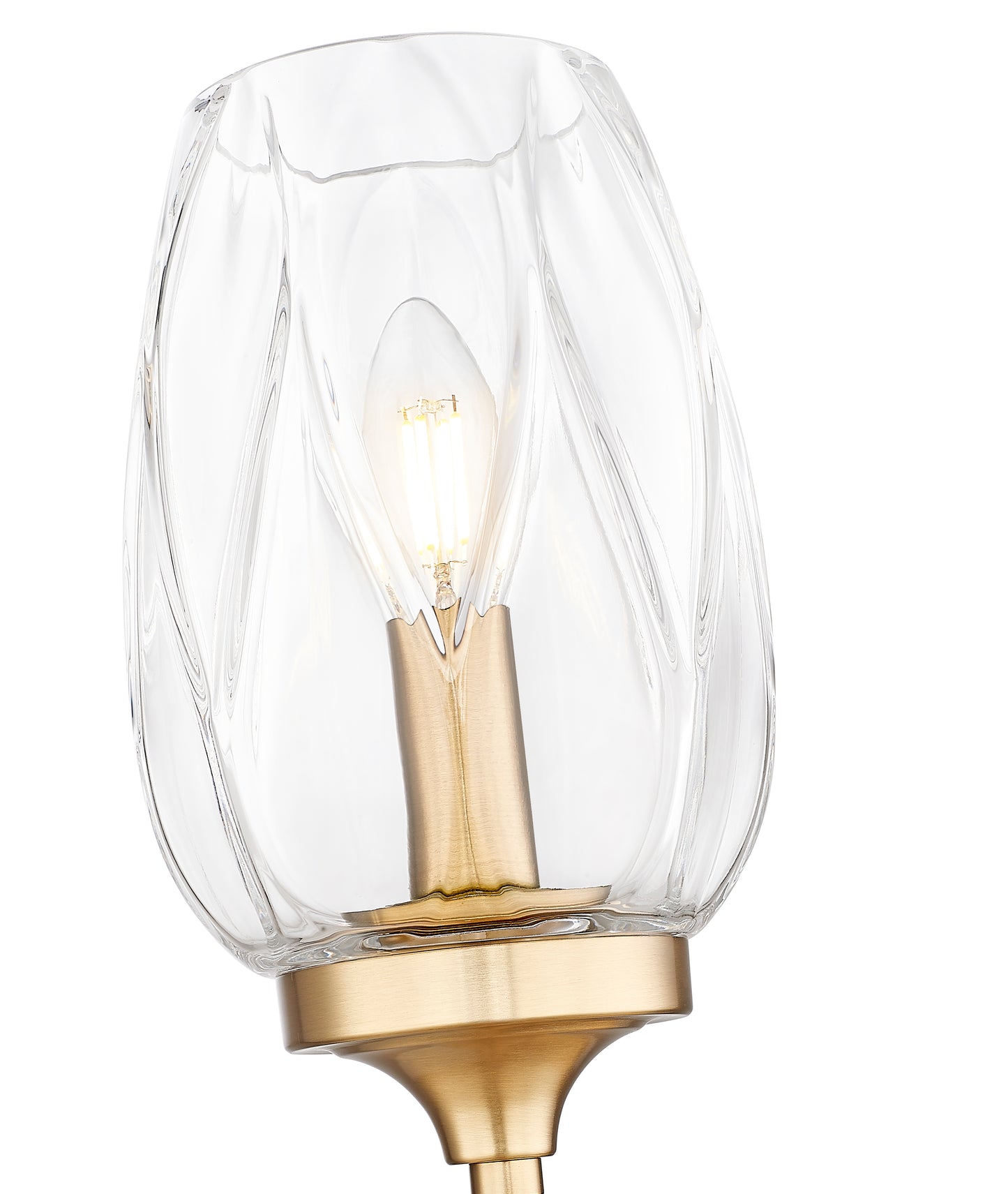 2014-1S-MGLD - Cassian 1 Light Wall 26" Sconce - Modern Gold