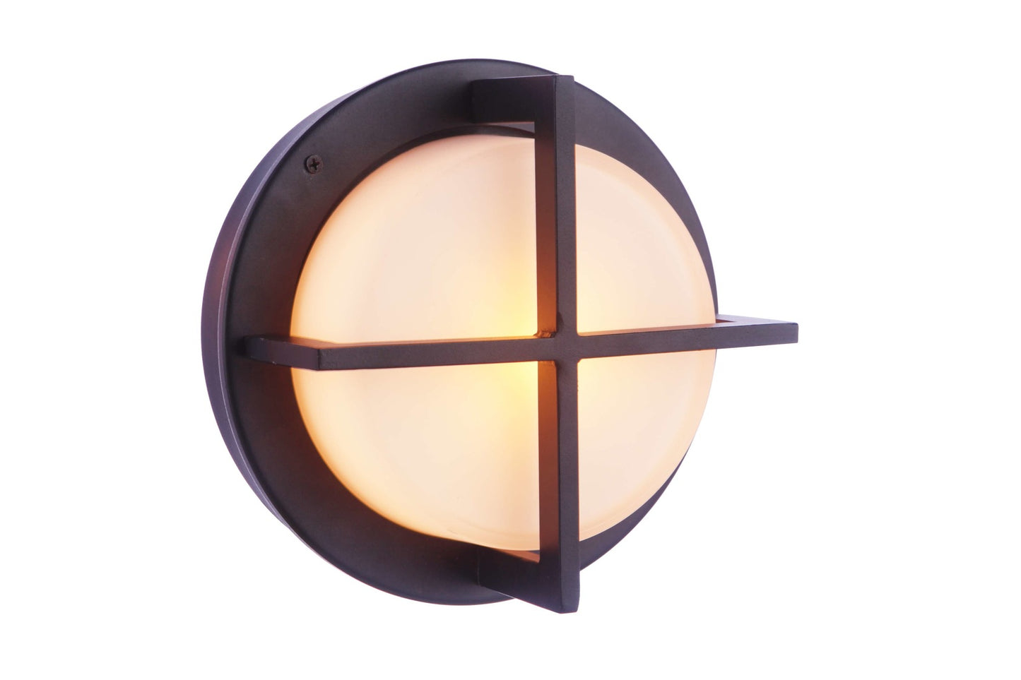 ZA5912-TB - Bulkhead Round 2 Light 3.94" High Outdoor Wall/Ceiling Mount - Textured Black
