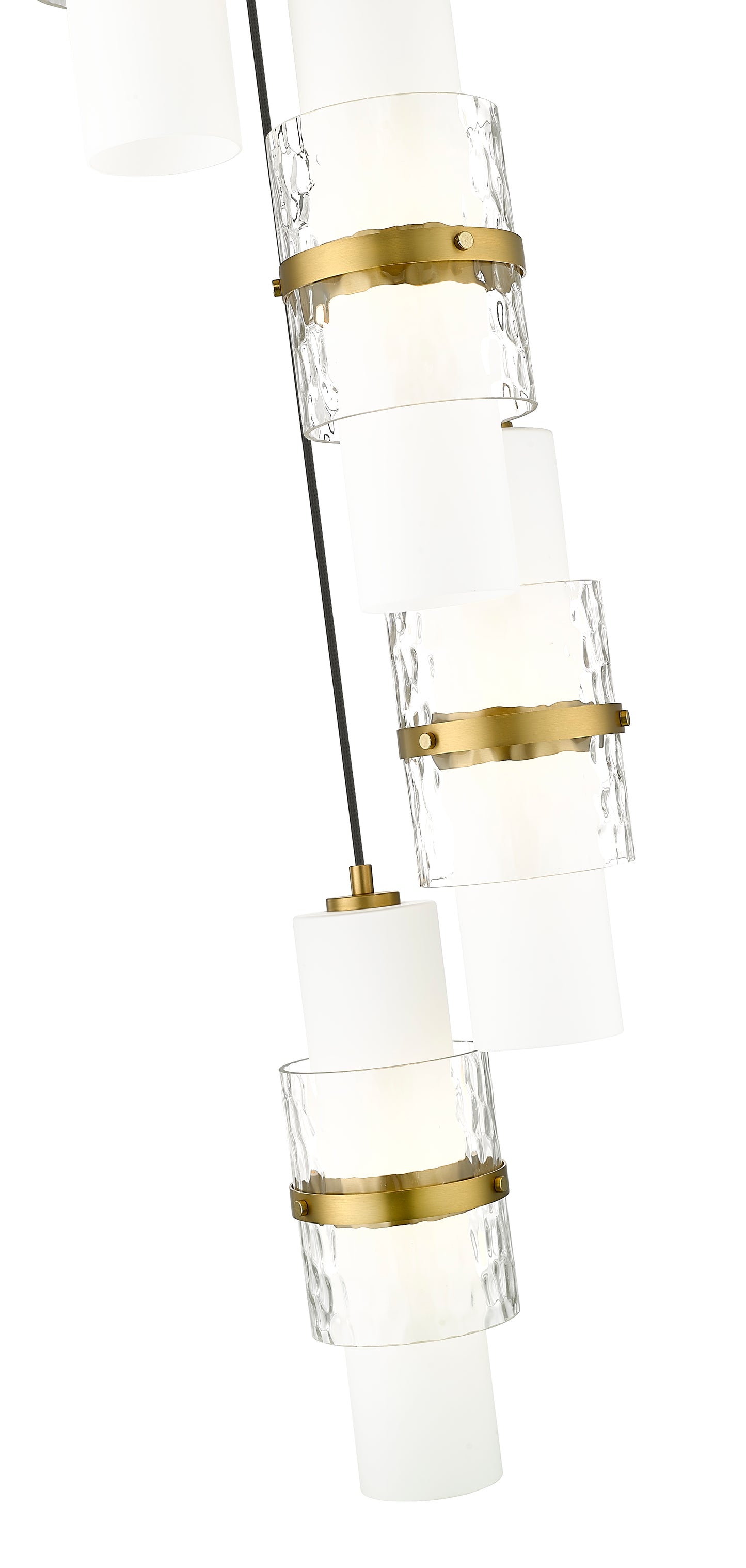 1946P-5R-MGLD - Cayden 5 Light 12" Chandelier - Modern Gold