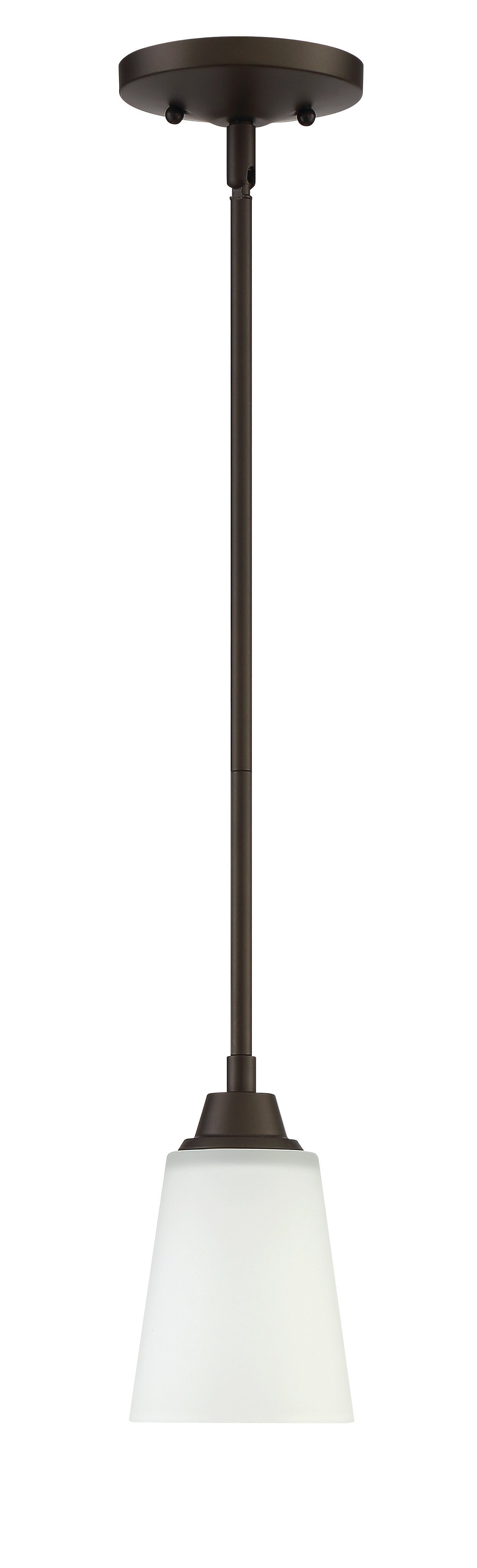 41991-ESP - Grace 1 Light 5" Wide Mini Pendant - Espresso