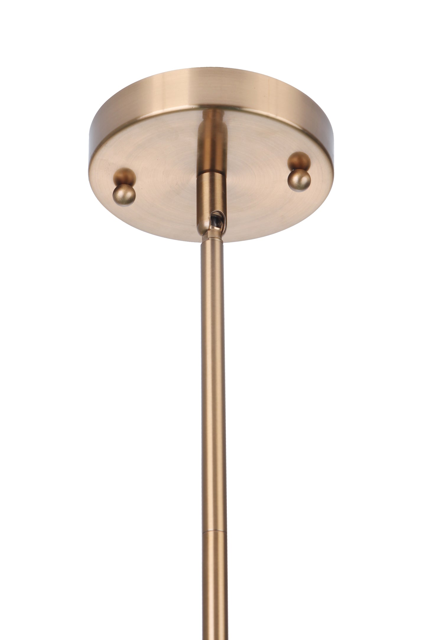 54392-SB - Larrson 2 Light 5.62" Wide Mini Pendant - Satin Brass