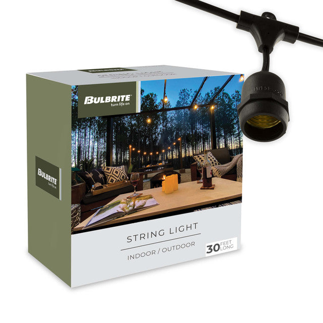 812300 - 12 Light 30' String Light without Light Bulb