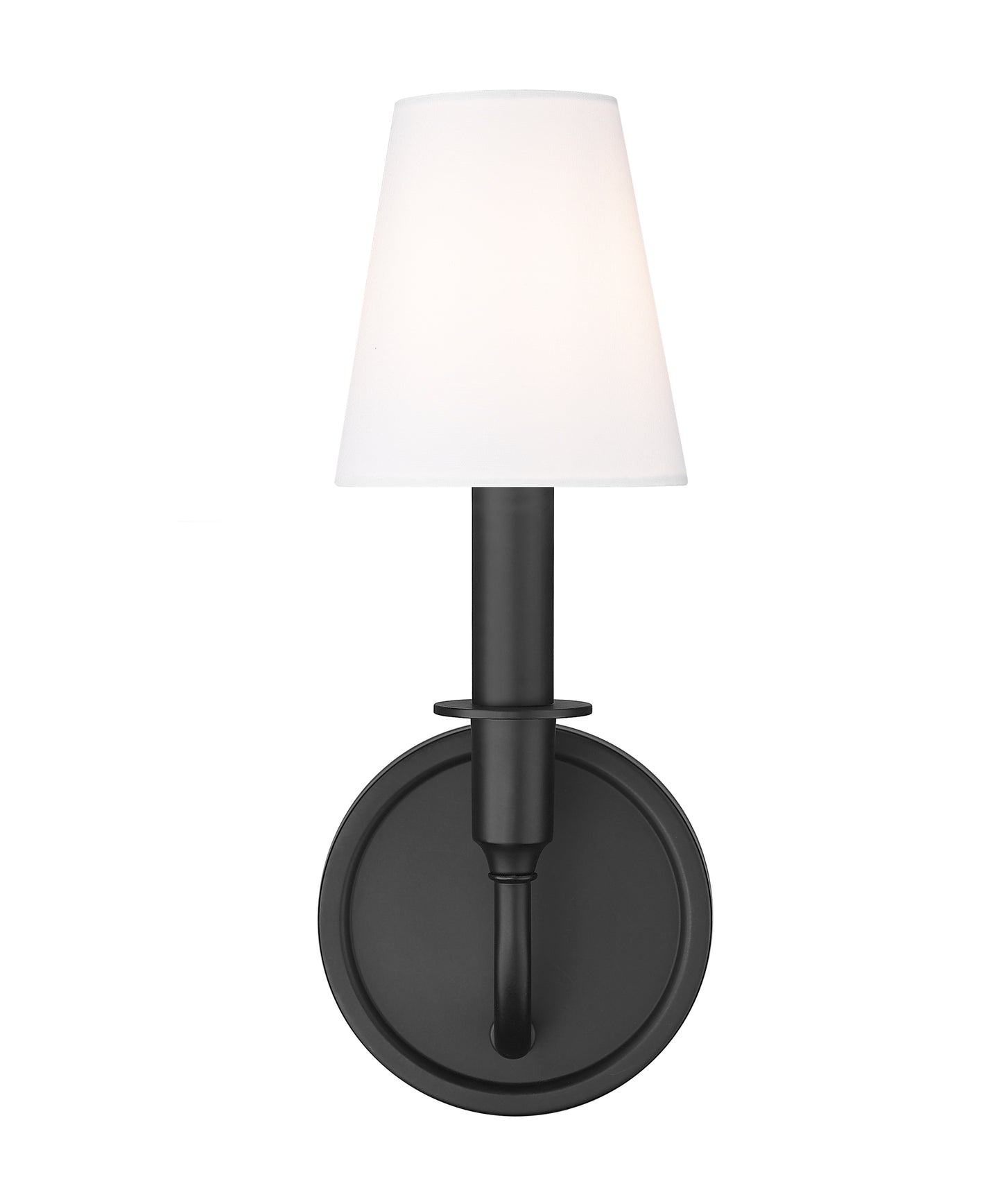 3049-1S-MB - Tova 1 Light Wall 13" Sconce - Matte Black
