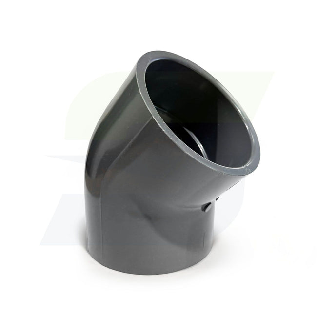 817-040 - PVC Pipe Fitting, 45 Degree Elbow, Schedule 80, 4" Socket