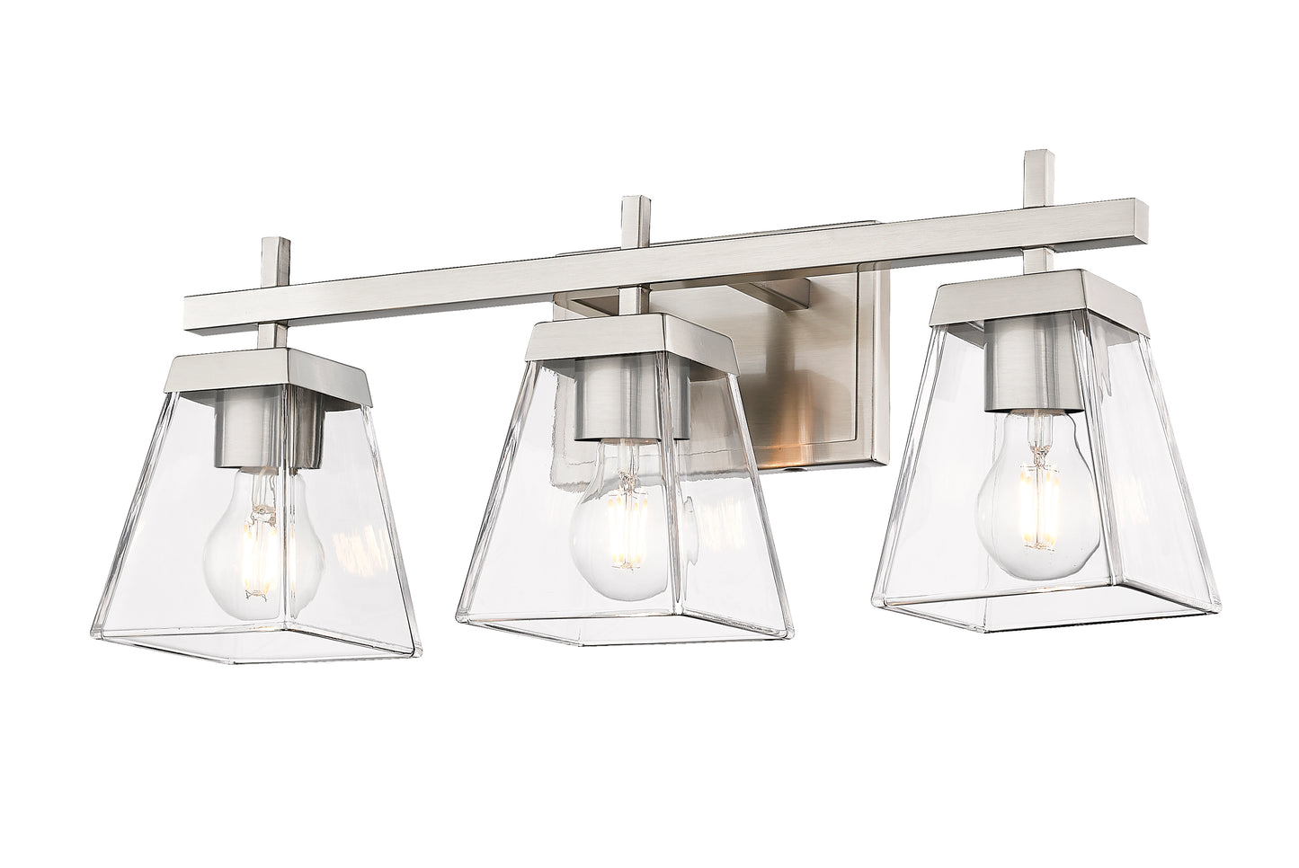 819-3V-BN - Lauren 3 Light 22" Vanity - Brushed Nickel