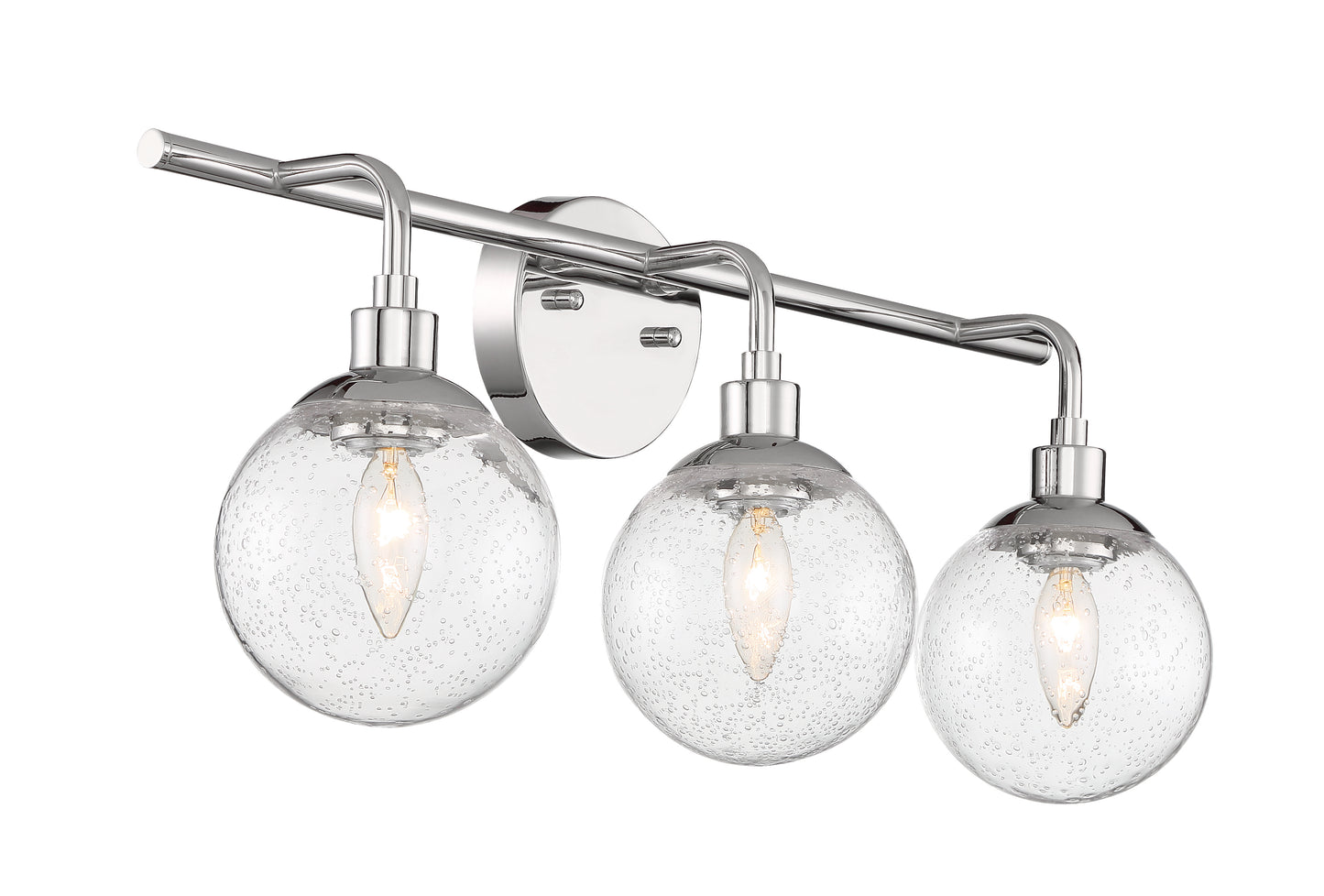 53303-CH - Que 3 Light 24" Wide Vanity Light - Chrome