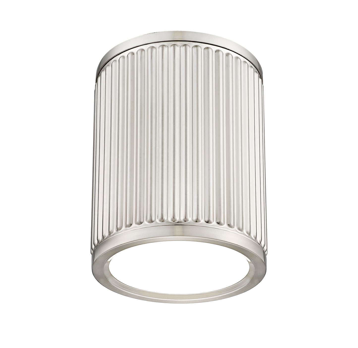 1013F6-BN-LED - Stari 1 Light Flush 6" Mount - Brushed Nickel