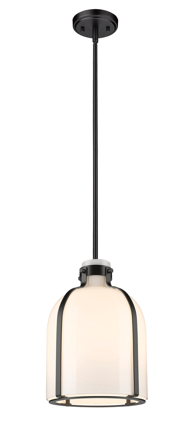 818-9MB - Pearson 1 Light 10" Pendant - Matte Black