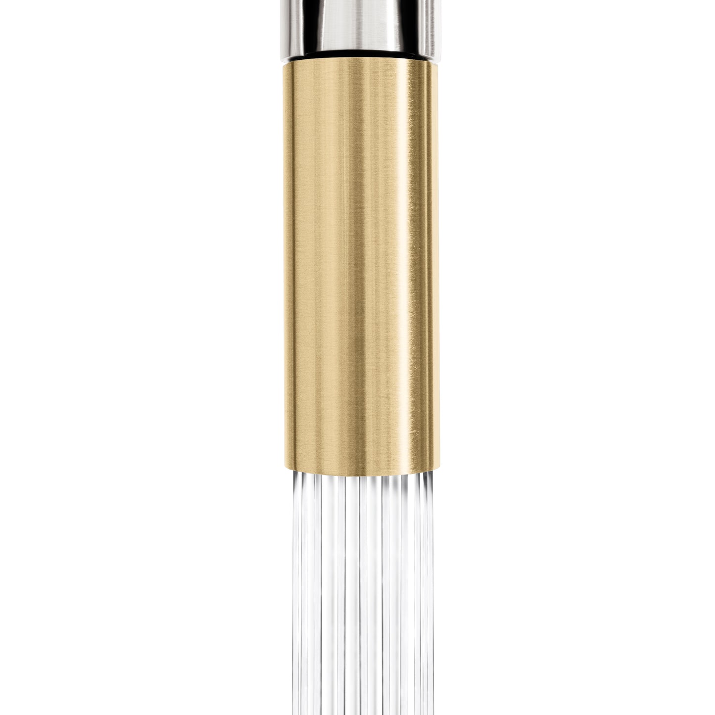 SRA-KF-ZBNCB - Autograph Edition Sierra Pull Down Spring Single Handle Kitchen Faucet in Brushed Nickel and Champagne Bronze