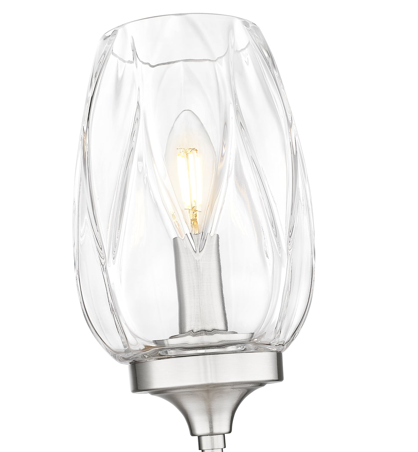 2014-1S-BN - Cassian 1 Light Wall 26" Sconce - Brushed Nickel