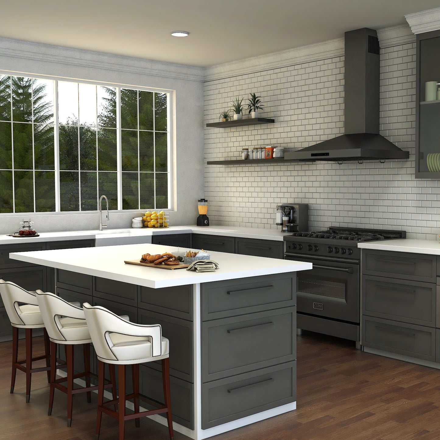 APL-KF-BN - Apollo Kitchen Faucet in Brushed Nickel