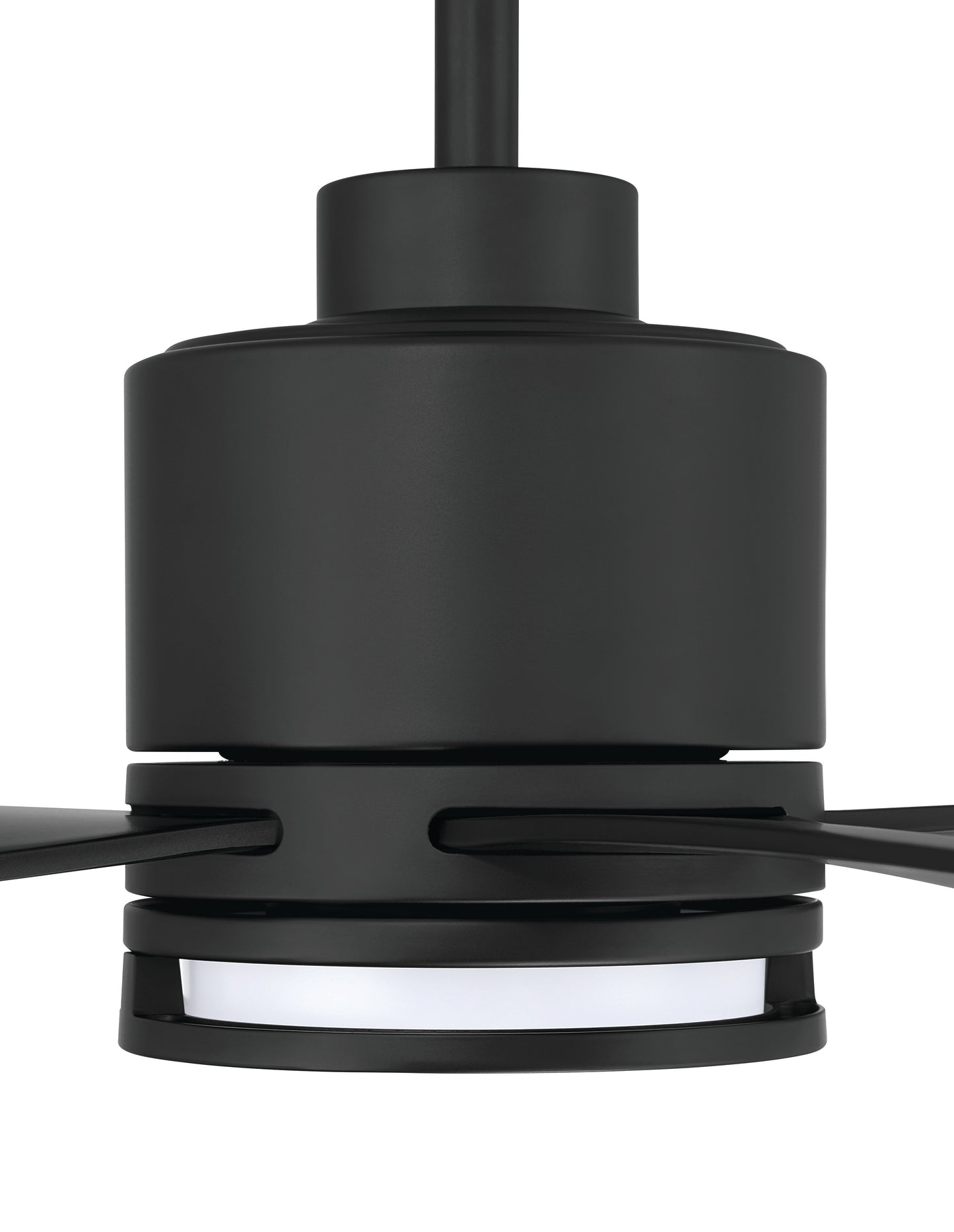 RHT52FB4 - Rhett 52" 4-Blade Indoor/Outdoor Ceiling Fan Damp Rated 52" 4 Blade Indoor Outdoor Ceiling Fan with Light Kit - Flat Black